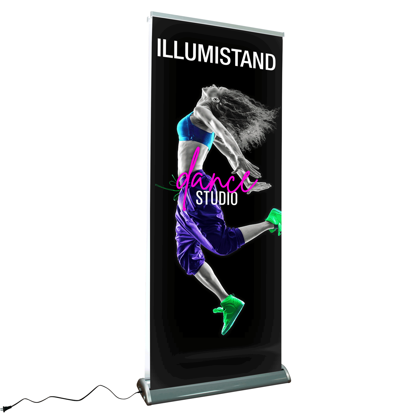 31in Illumistand Double-Sided Light-Up Retractable Banner Stand