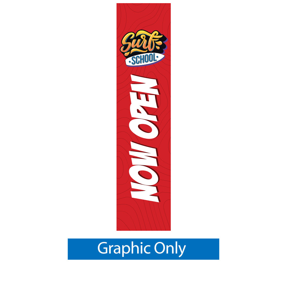 9.8 ft. Mamba Rectangle Flag Large