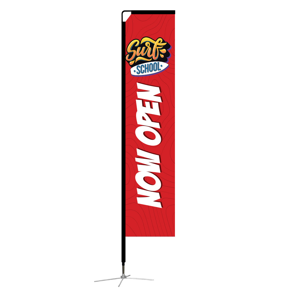 9.8 ft. Mamba Rectangle Flag Large
