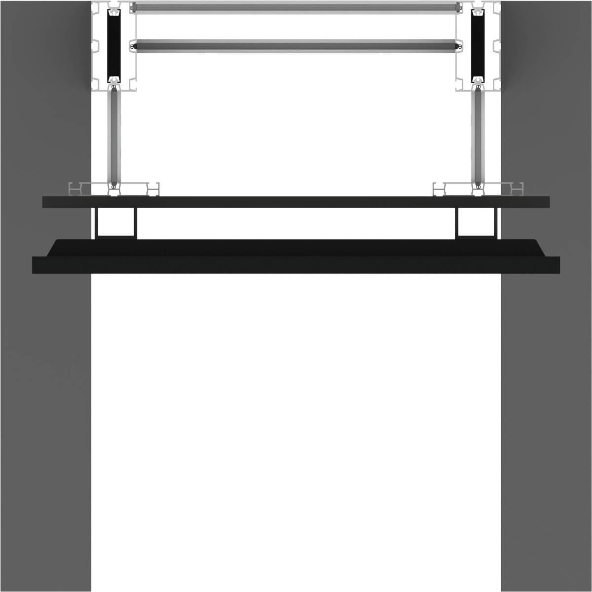 Freestanding Monitor Kiosk