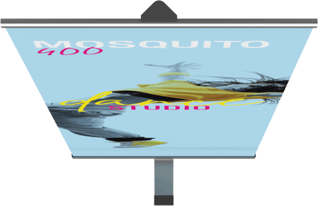15.75in Mosquito 400 Retractable Banner Stand