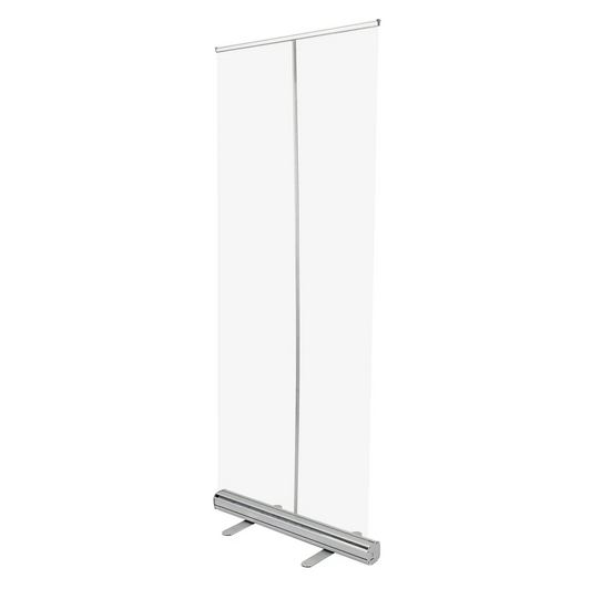 33.5 x 80 in. ONE CHOICE® Good Roll Up Retractable Clear (Graphic Package)