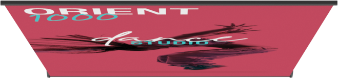 39.25in Orient 1000 Retractable Banner Stand