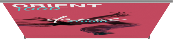 39.25in Orient 1000 Retractable Banner Stand