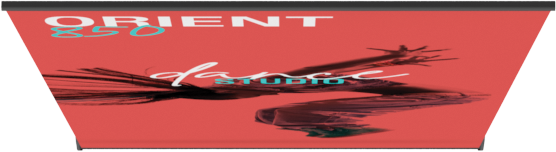 33.5in Orient 850 Retractable Banner Stand