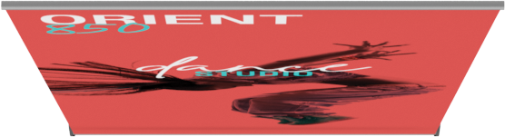 33.5in Orient 850 Retractable Banner Stand