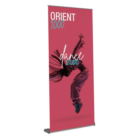 39.25in Orient 1000 Retractable Banner Stand