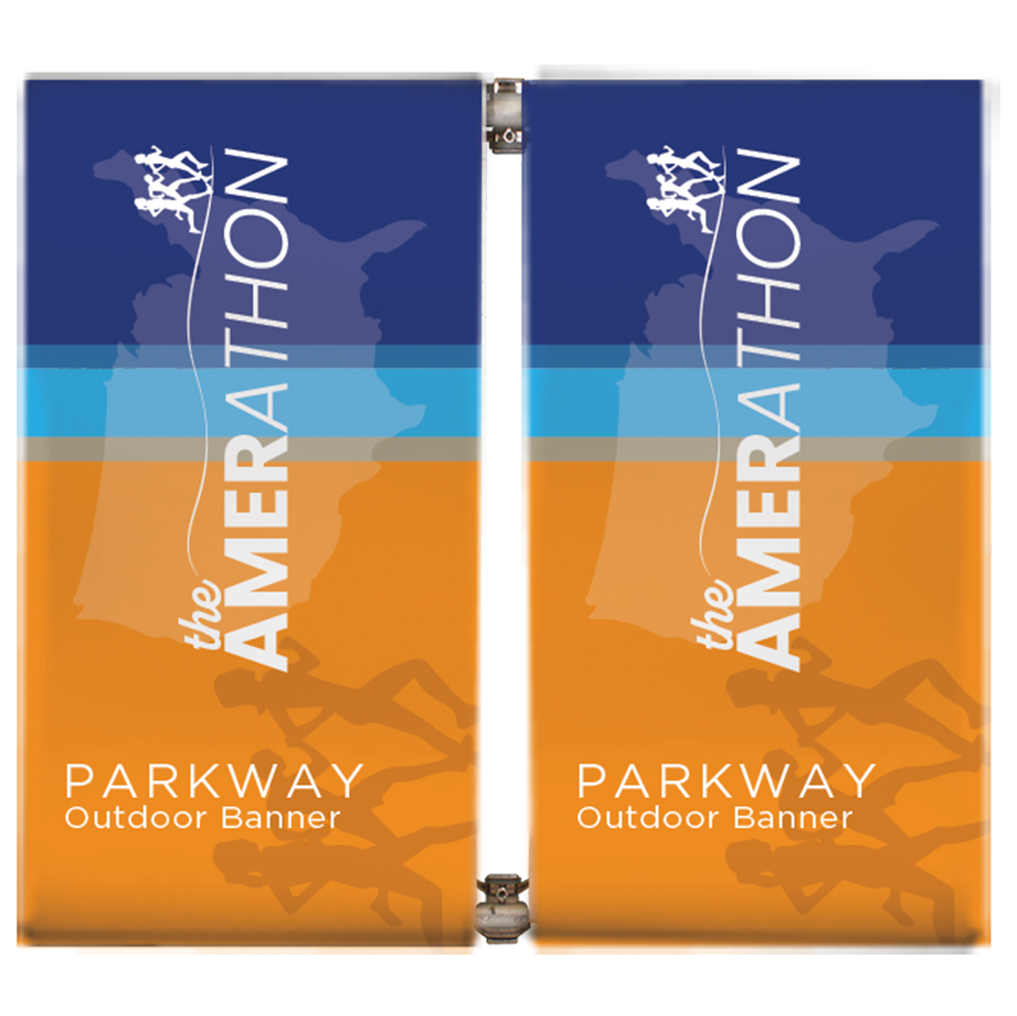 5ft Parkway Outdoor Pole Banner Scrim Vinyl