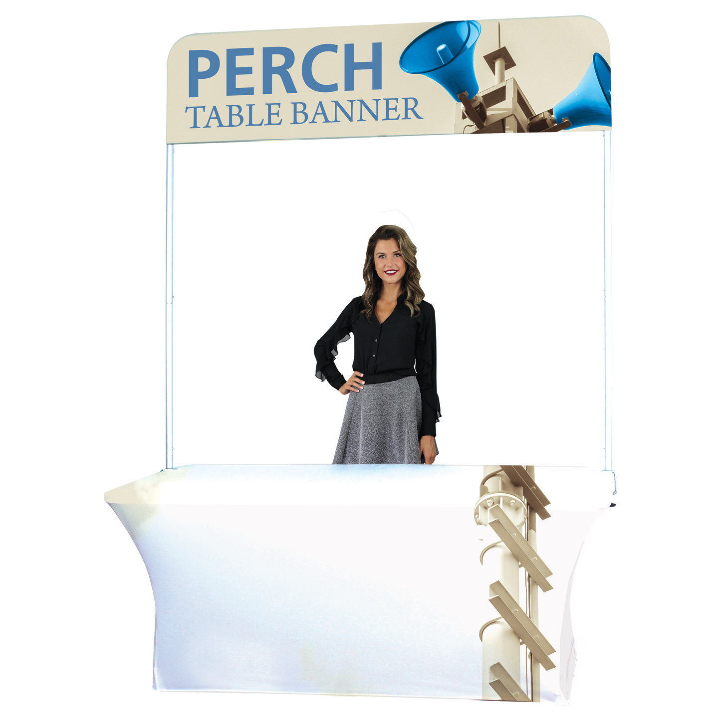 6ft Perch Table Pole Banner Display