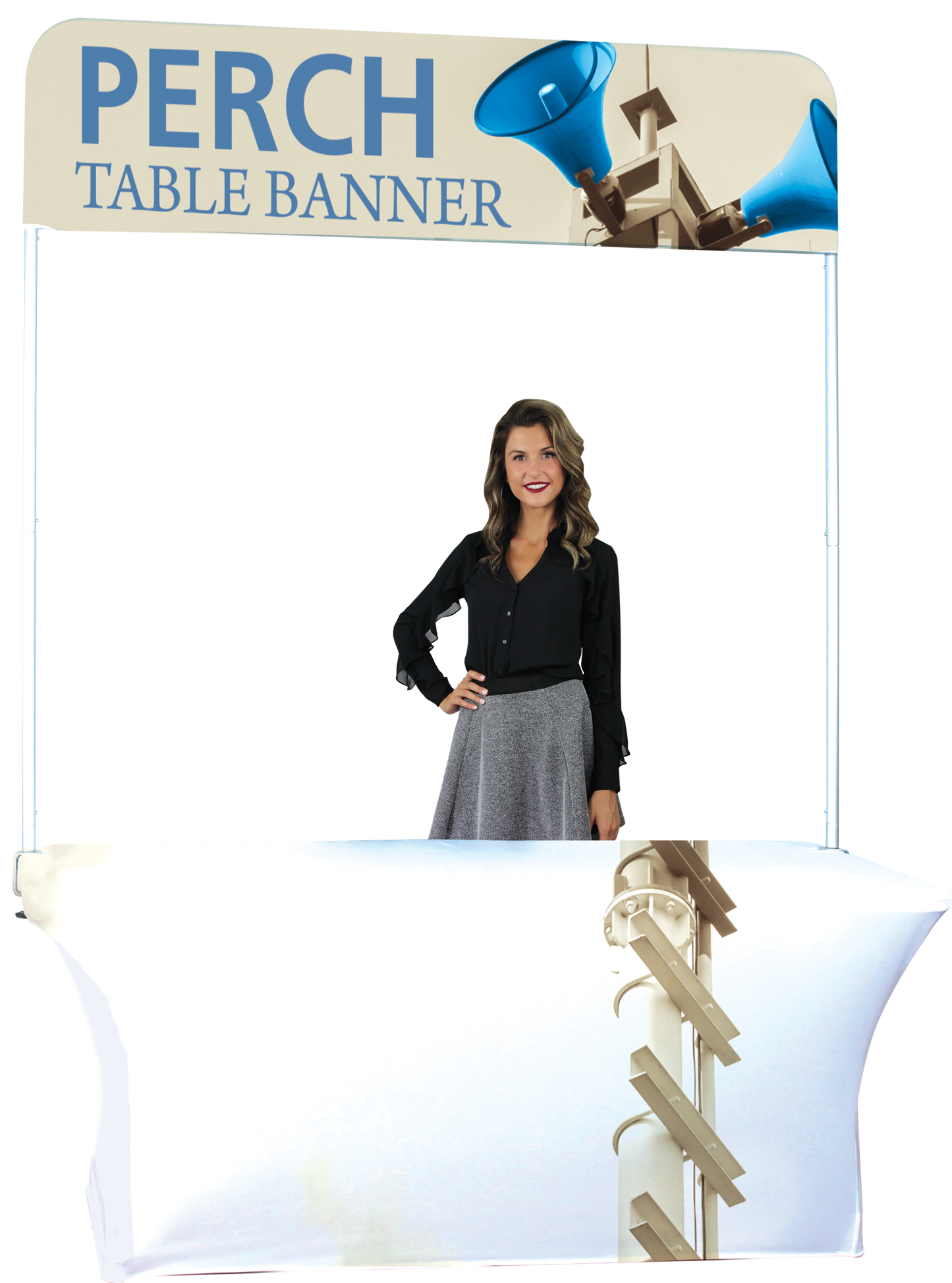 6ft Perch Table Pole Banner Display