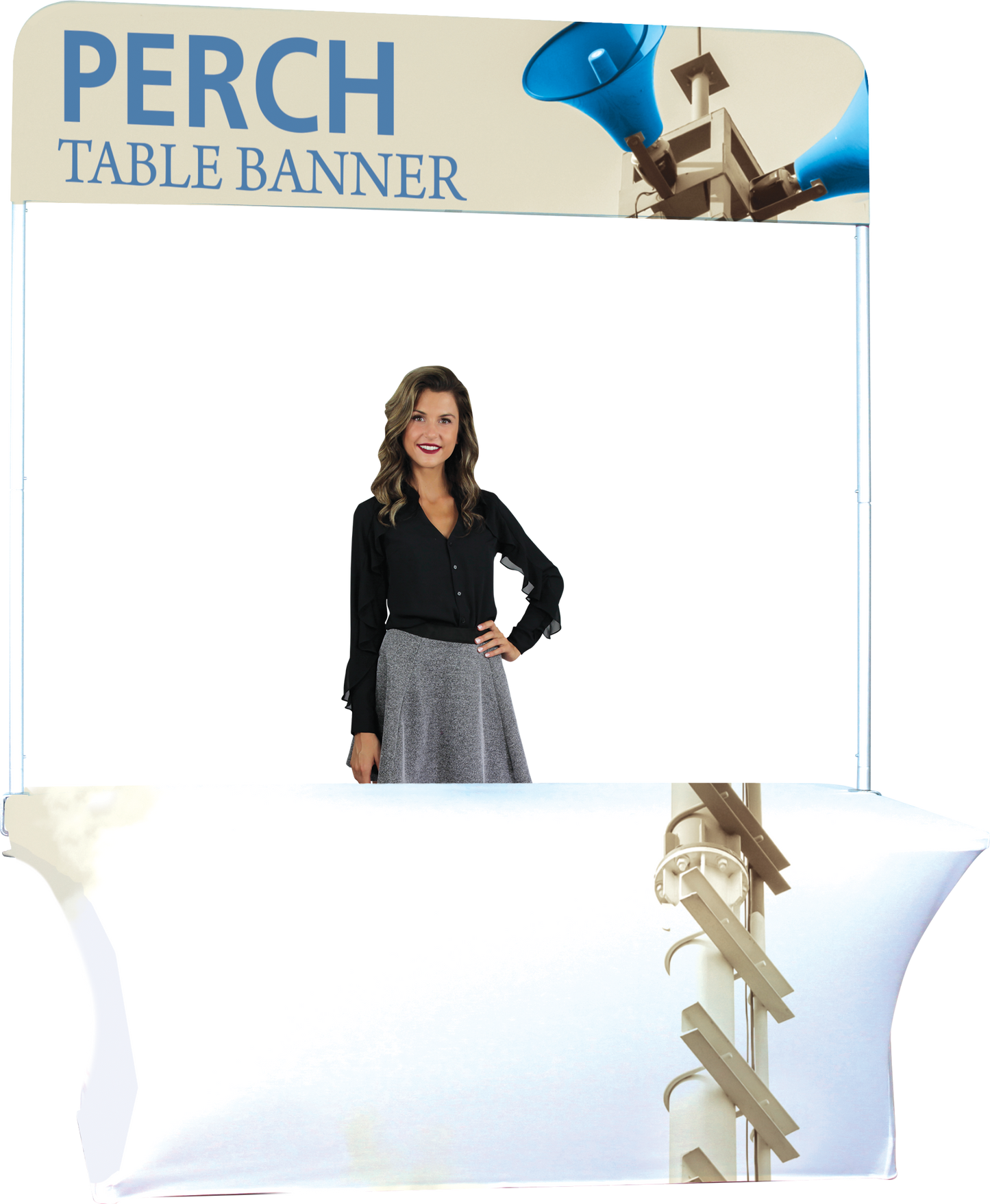 8ft Perch Table Pole Banner Display