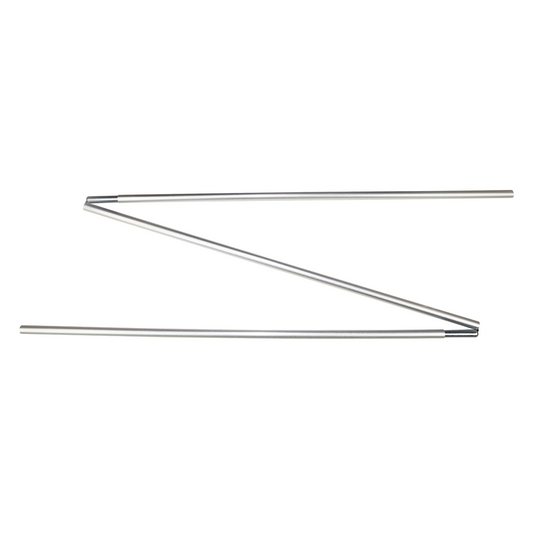Silver Mosquito Banner Stand Pole