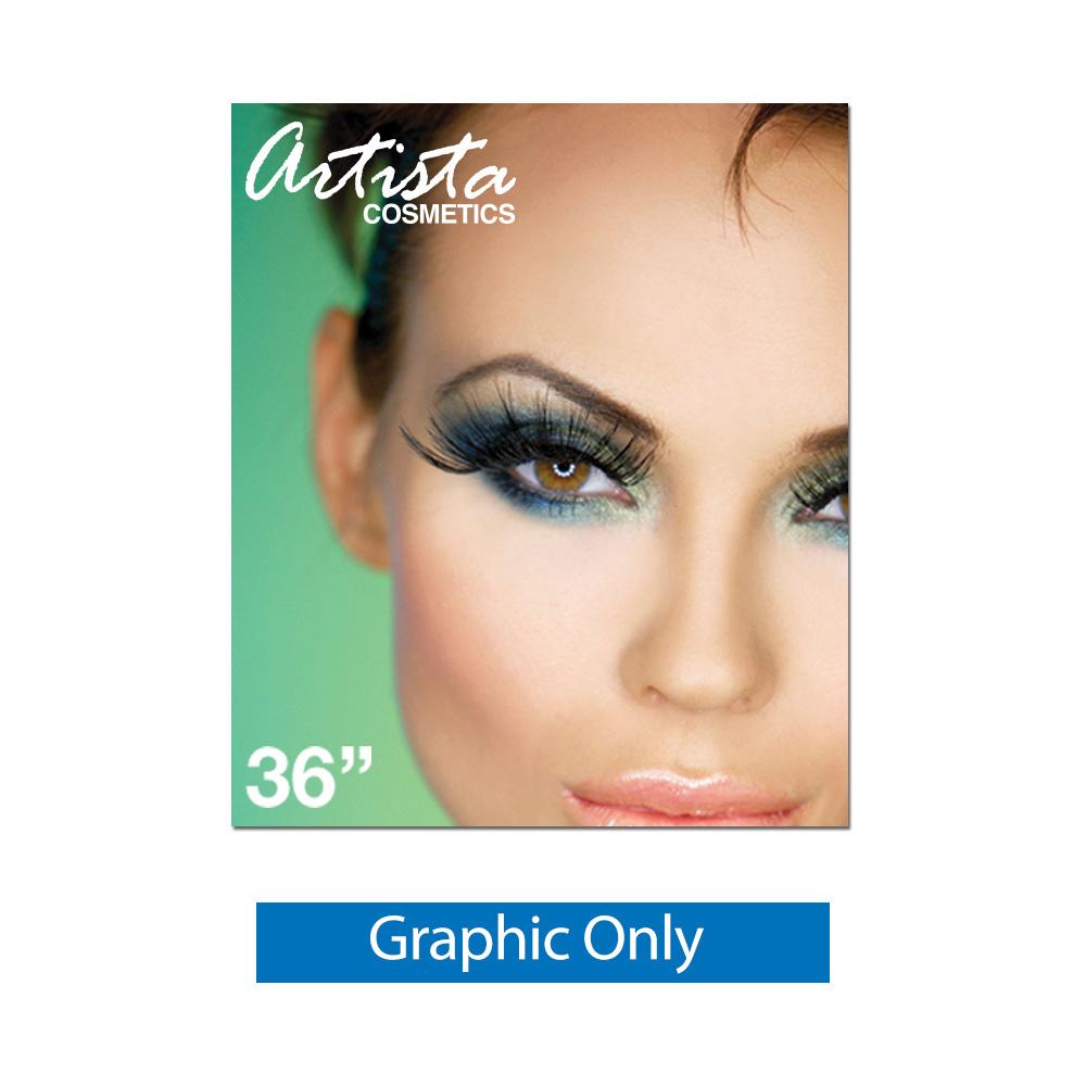 36 x 59 in. SilverStep Tabletop Retractable Banner Stand
