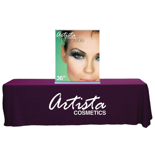36 x 59 in. SilverStep Tabletop Retractable Banner Stand