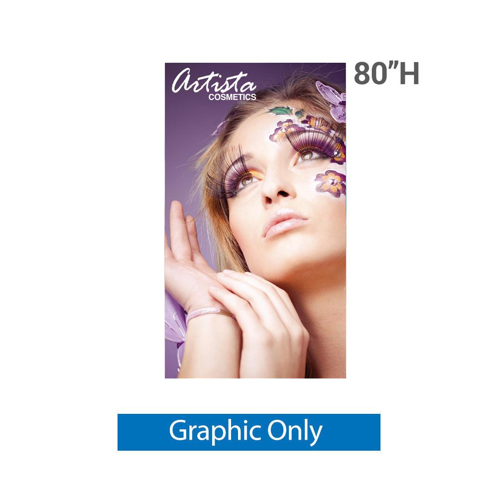 48 x 80 in. SilverStep Retractable Banner Stand