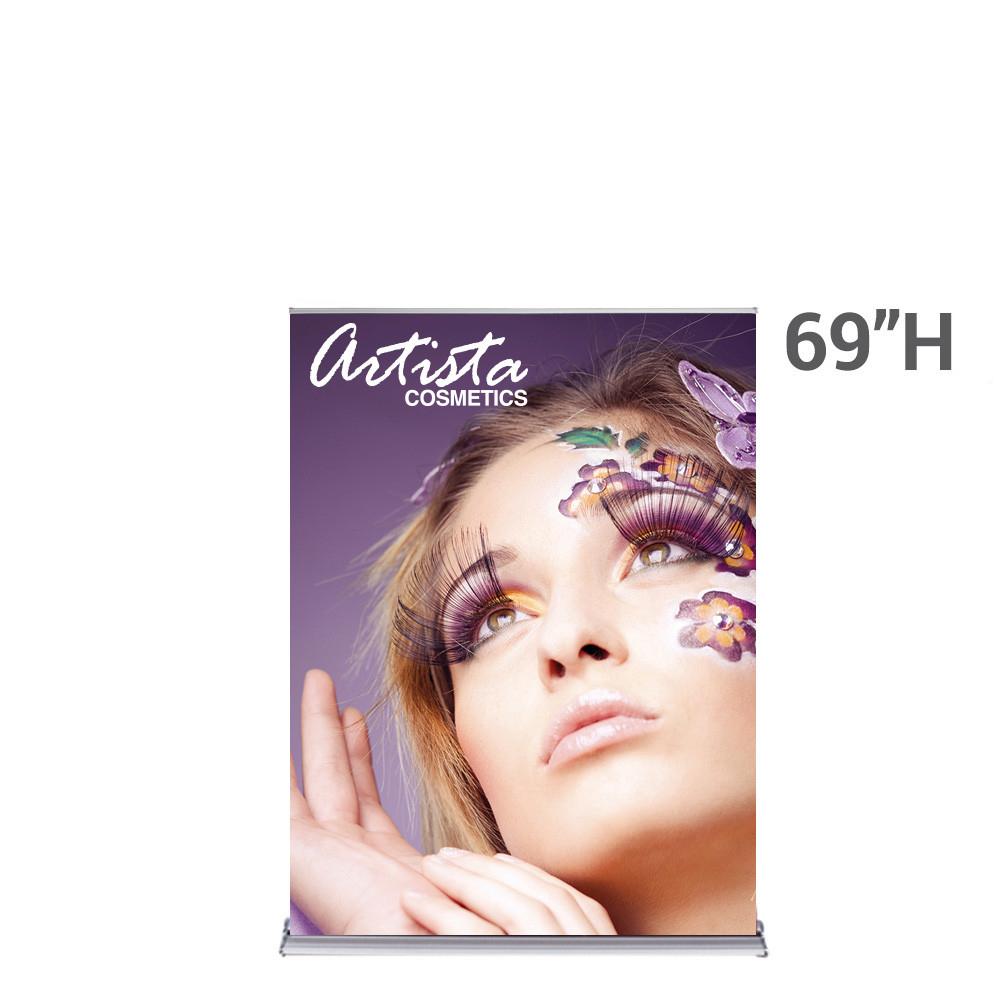 48 x 69 in. SilverStep Retractable Banner Stand