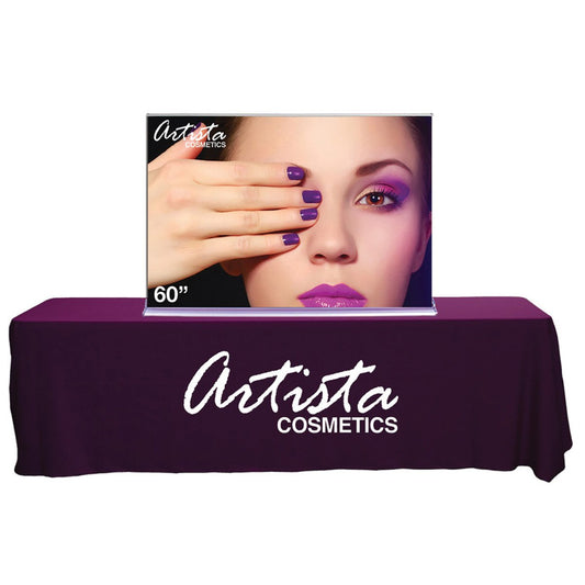 60 x 36 in. SilverStep Tabletop Retractable Banner Stand