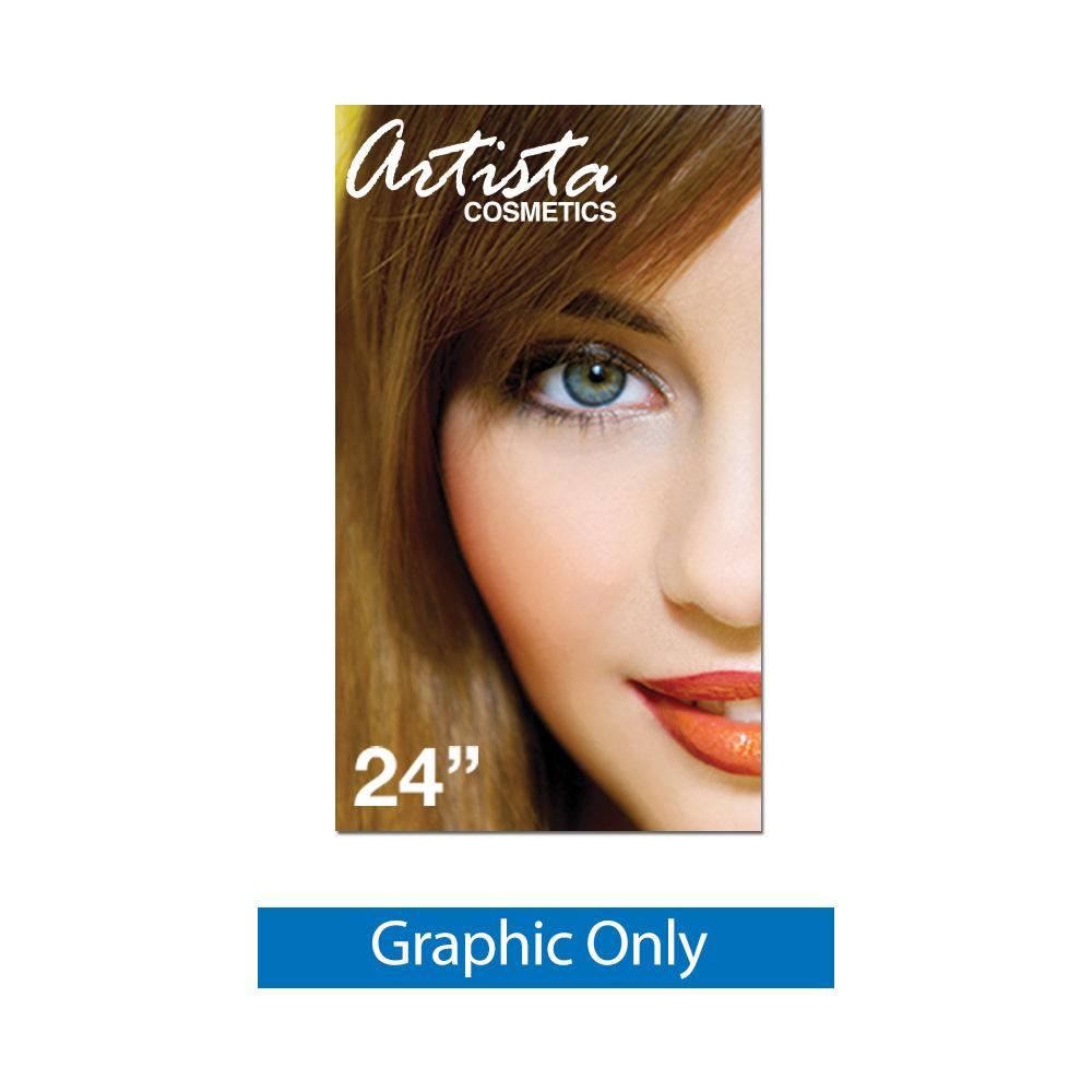 24 x 63 in. SilverStep Tabletop Retractable Banner Stand