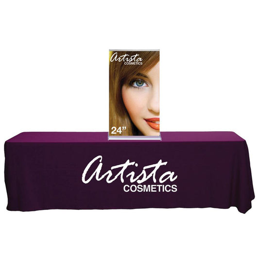 24 x 54 in. SilverStep Tabletop Retractable Banner Stand