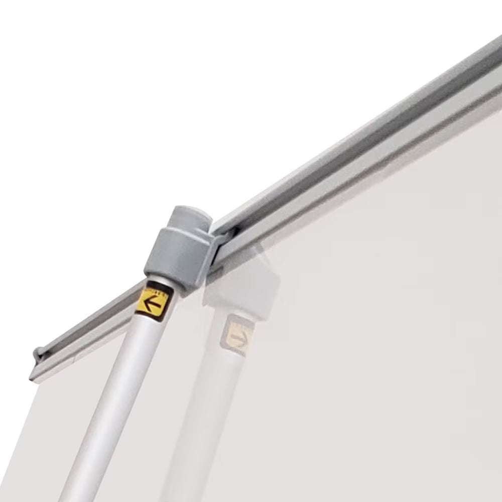 48 x 80 in. SilverStep® Silver Base Clear Banner Package