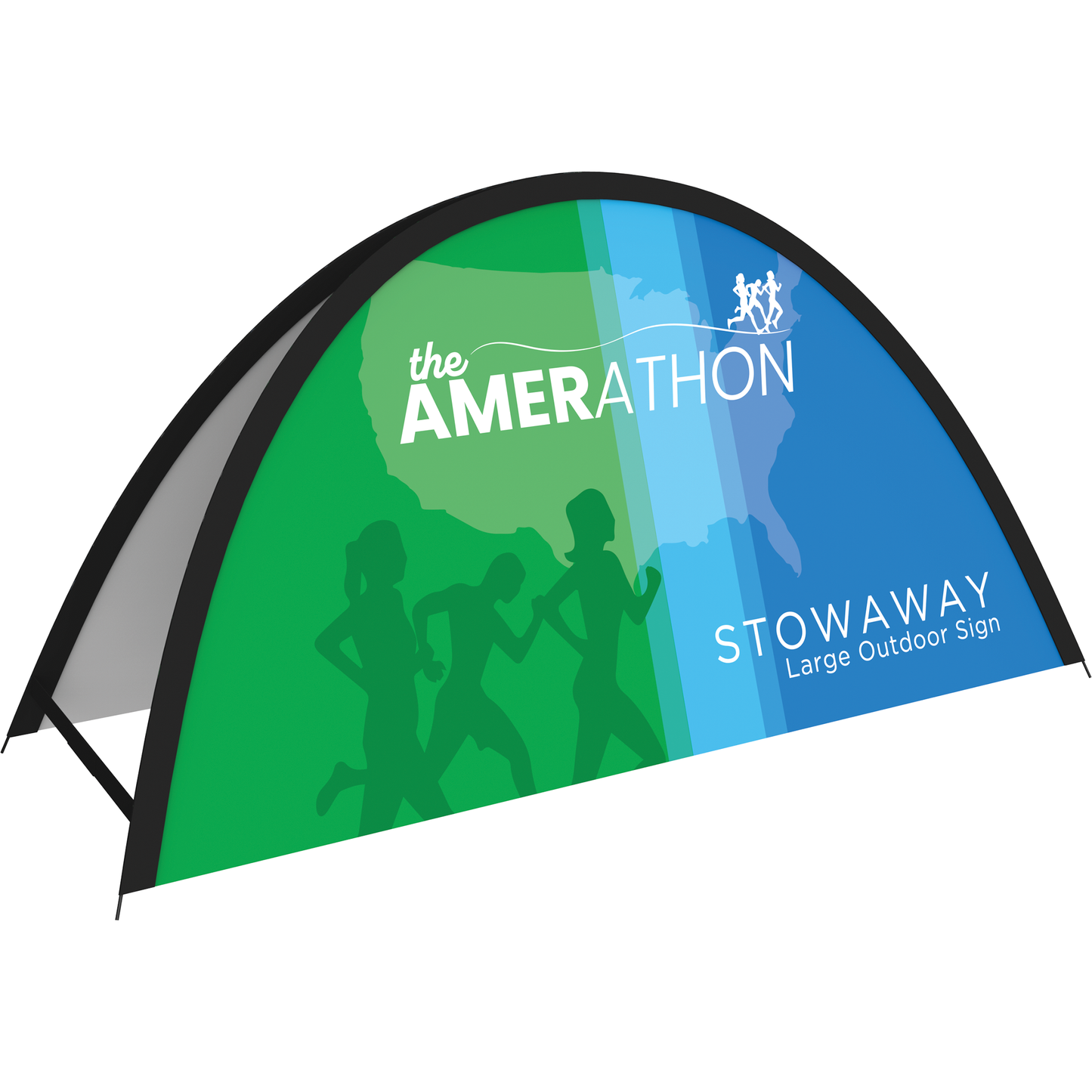 91in x 48.25in Stowaway 3 Large Outdoor Sign