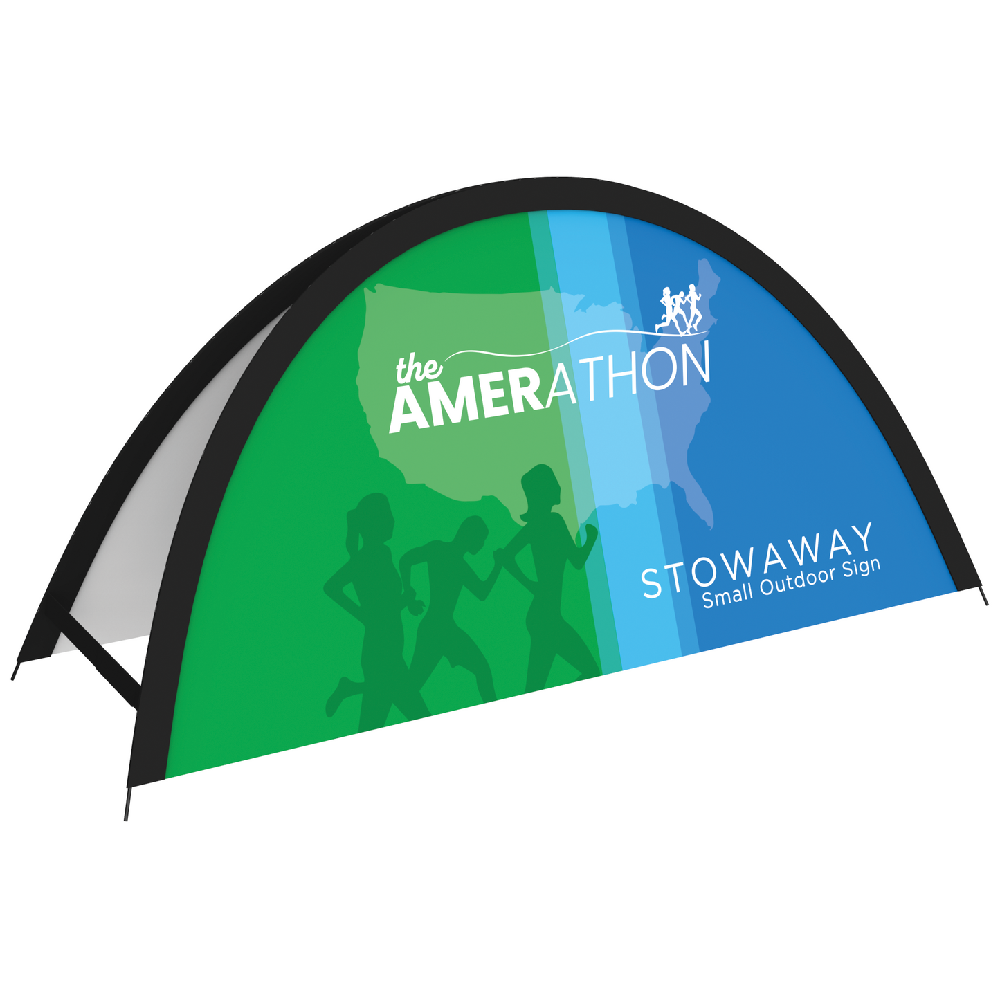 68.25in x 35.25in Stowaway 3 Small Outdoor Sign