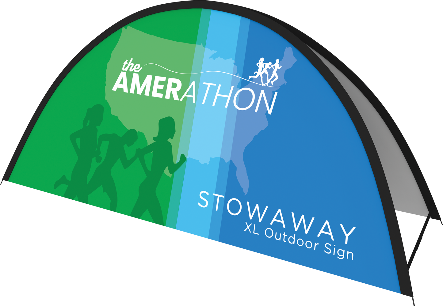 121.63in x 65in Stowaway 3 -XLarge Outdoor Sign (Graphic Package)