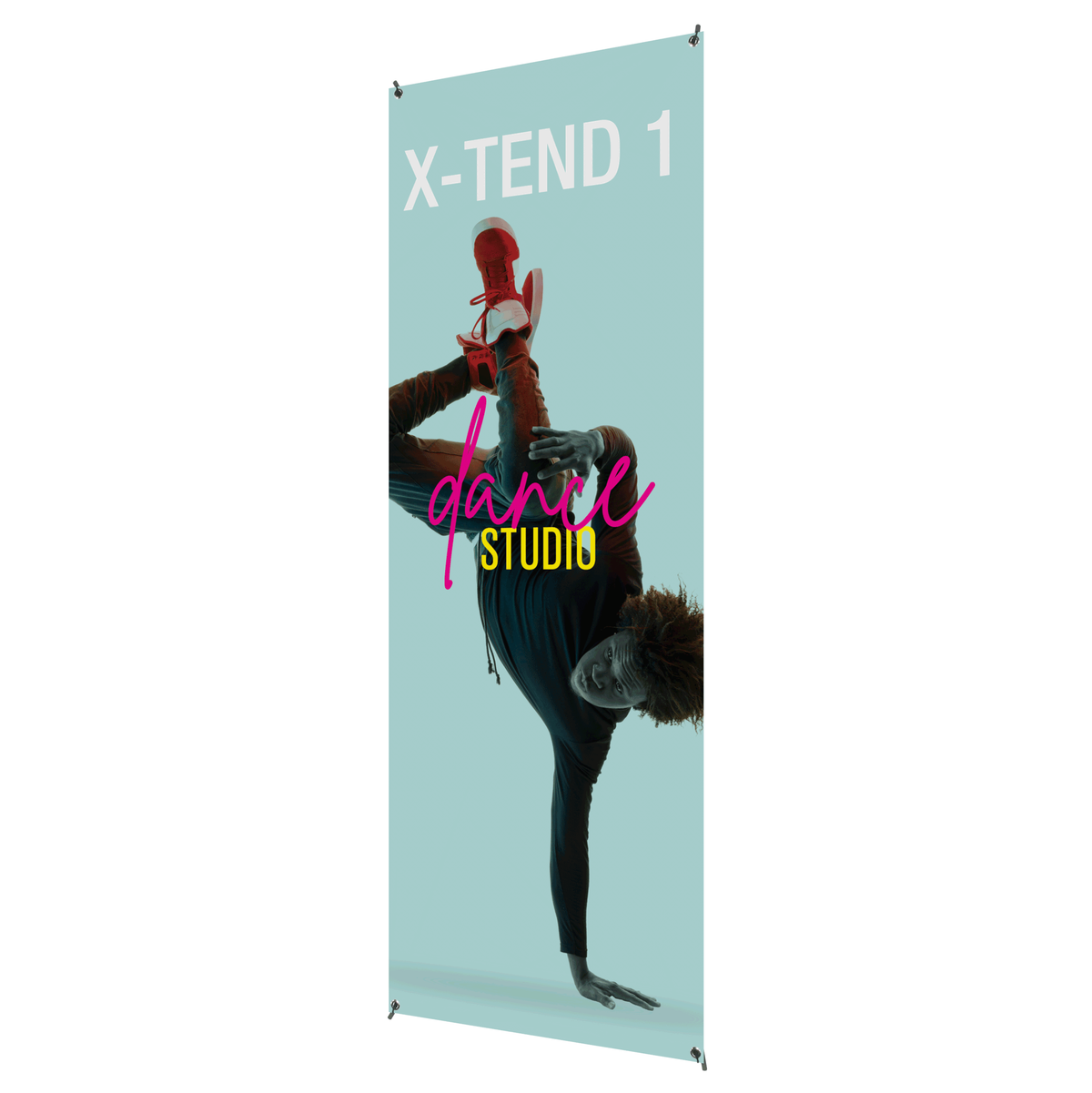 23.63in x 63in X-TEND 1 Spring Back Banner Stand