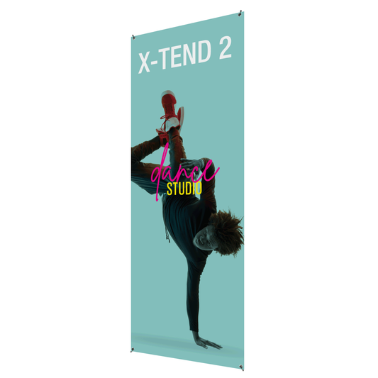 27.5in x 70.88in X-TEND 2 Spring Back Banner Stand