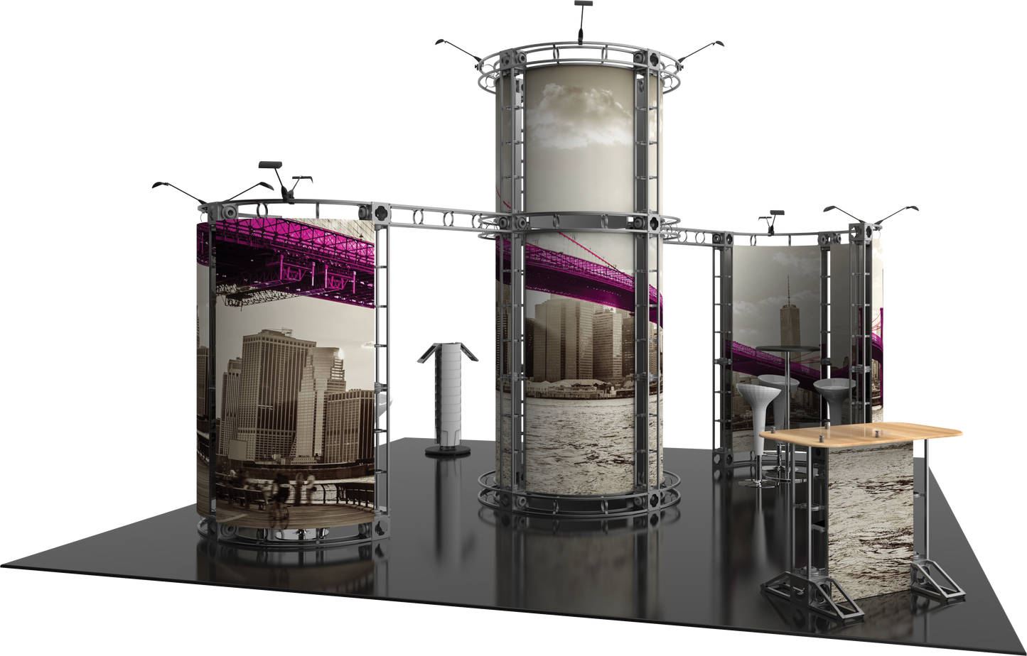 Zenit Orbital Express Truss 20x20 Modular Island Exhibit