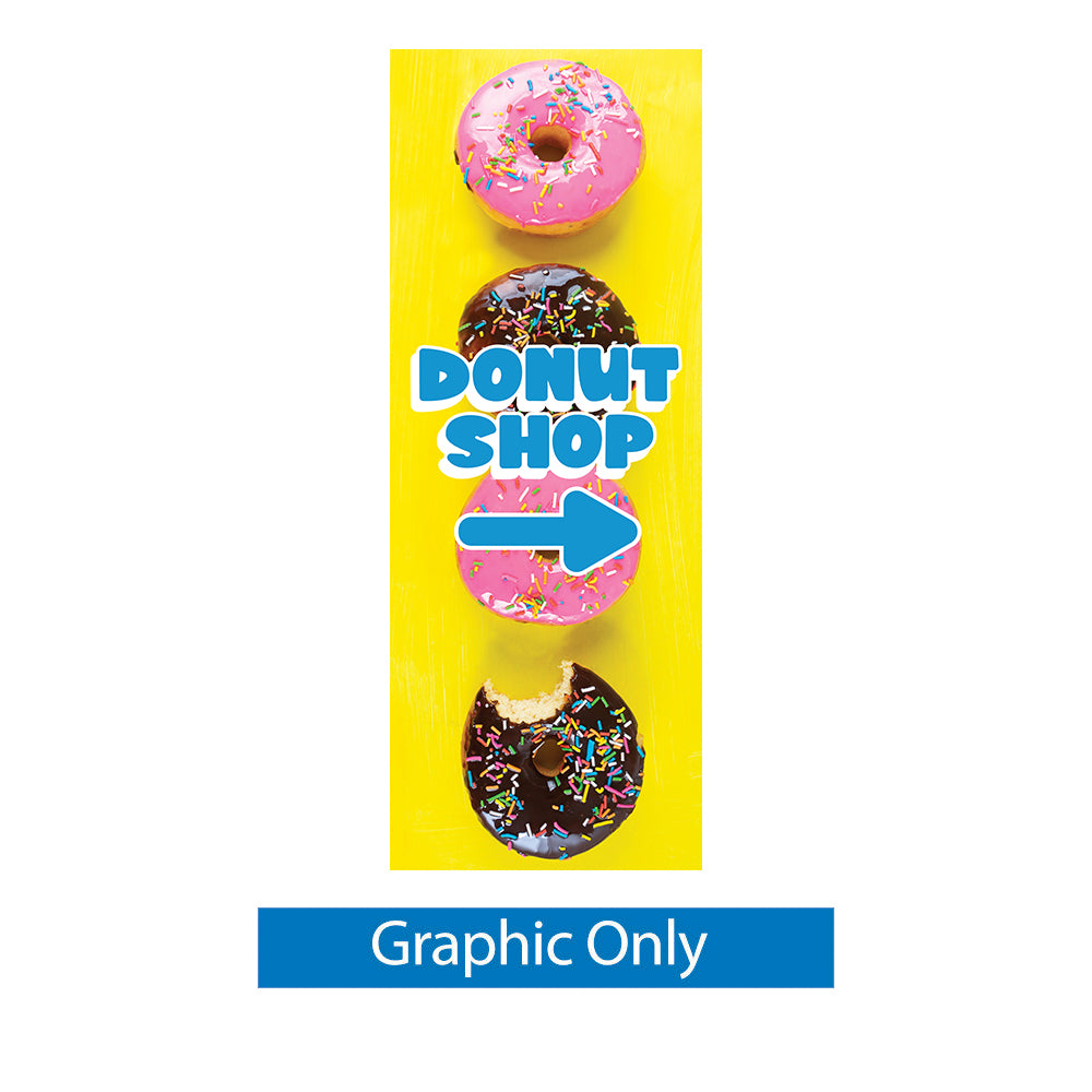 Zeppy Double-Sided Outdoor Banner Stand