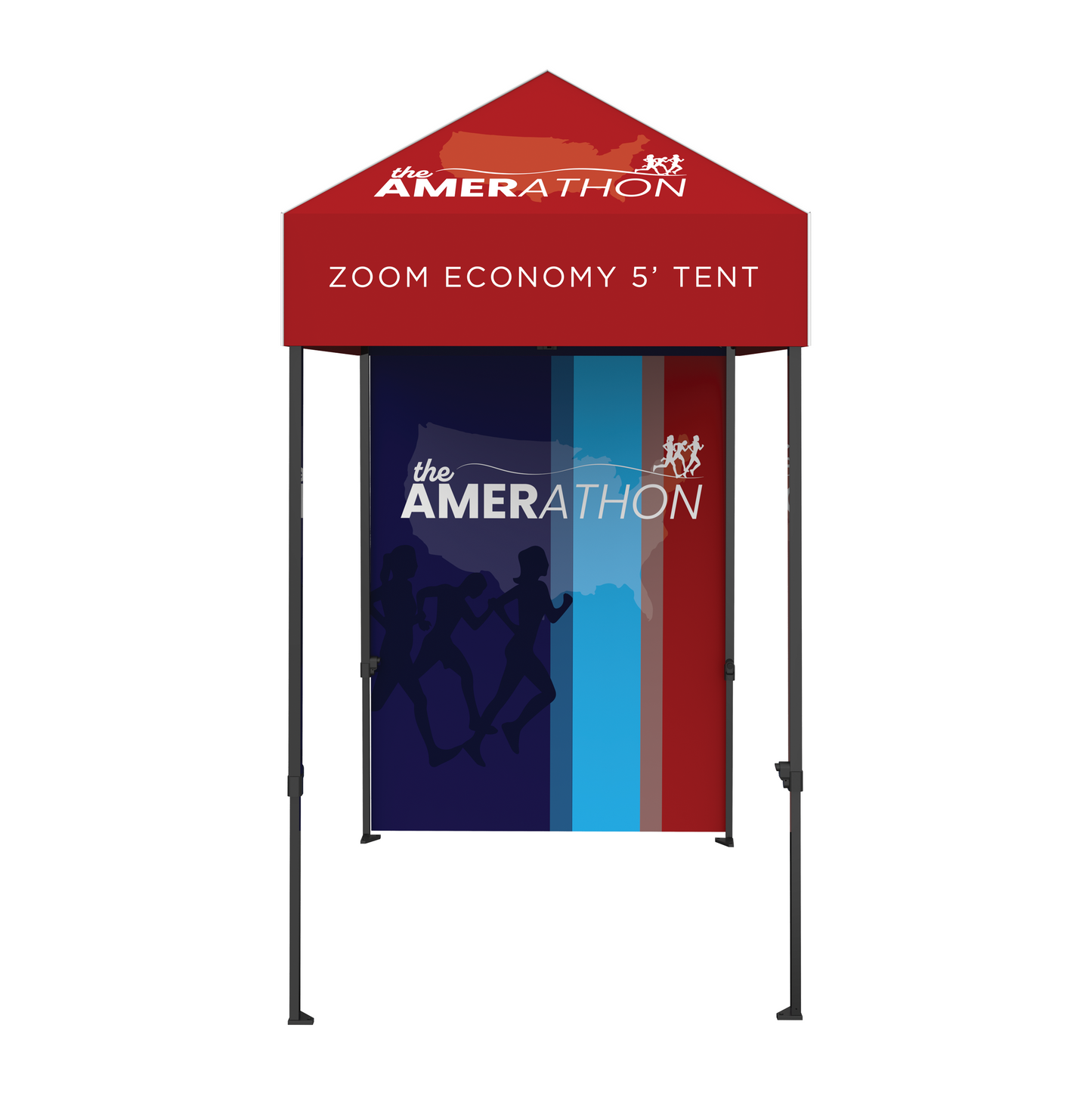 5ft x 5ft Zoom Economy Popup Tent Full Wall
