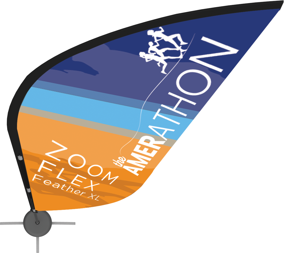 18ft Zoom Flex Extra Large Flag Feather