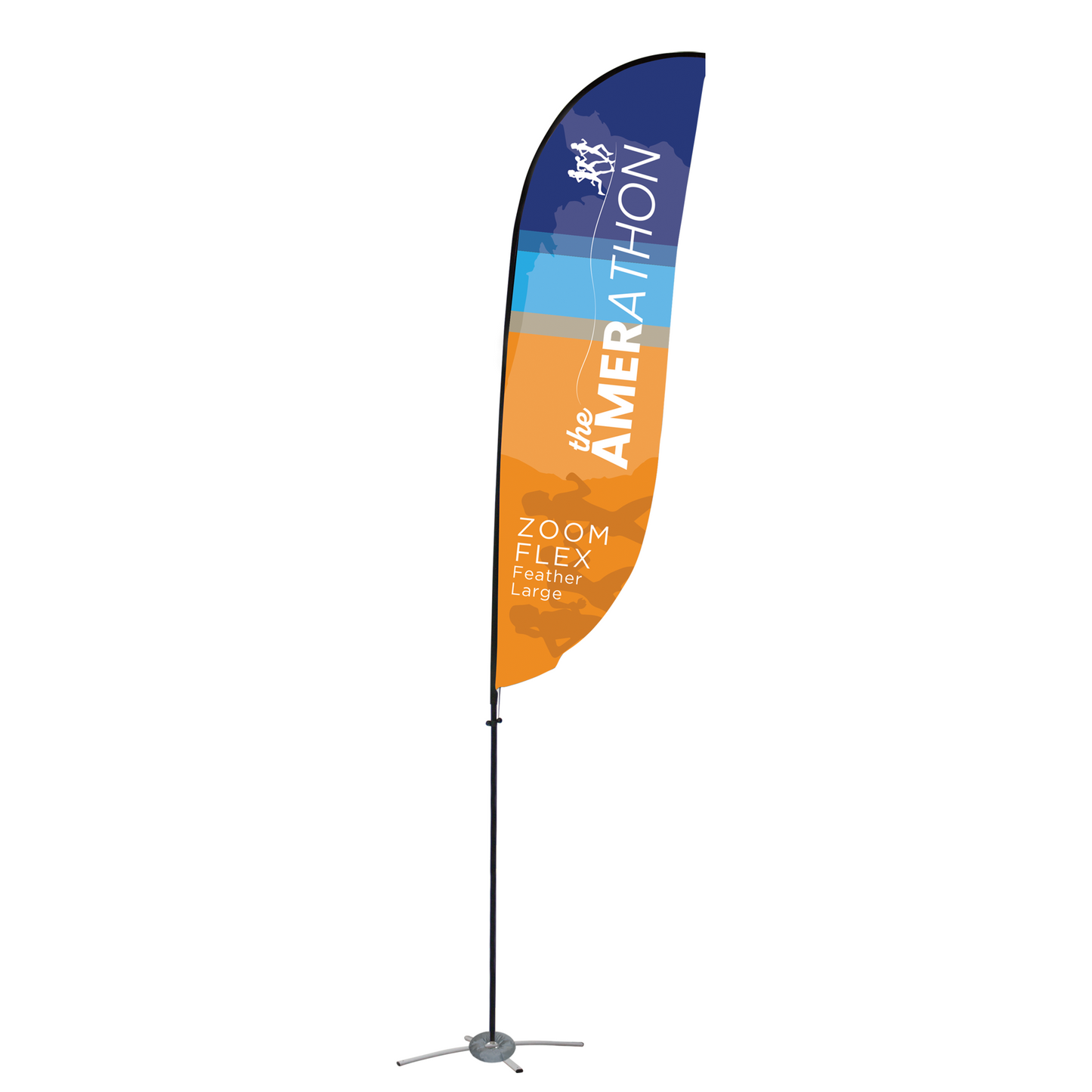 15ft Zoom Flex Large Flag Feather