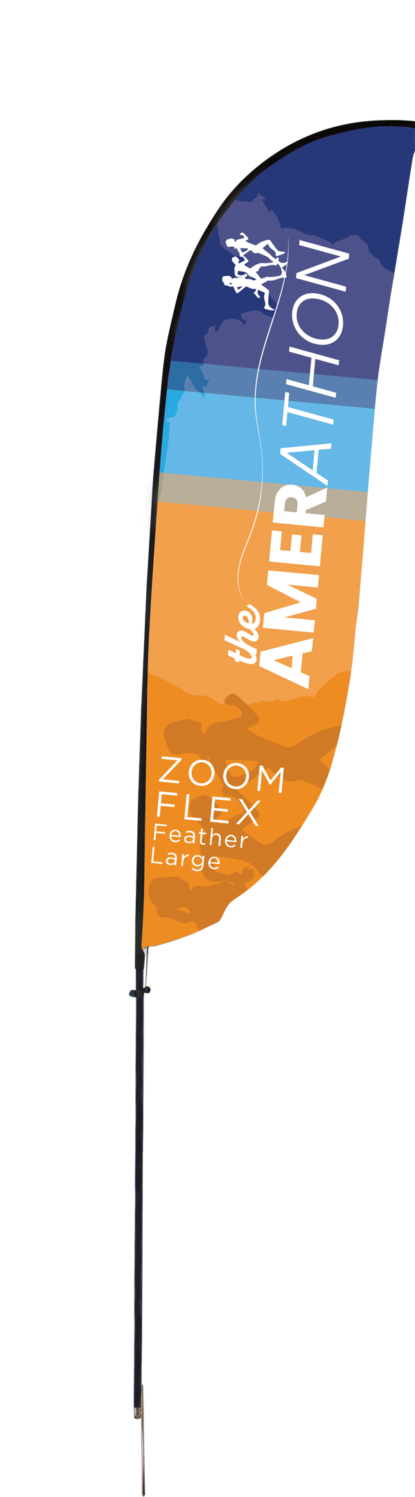 15ft Zoom Flex Large Flag Feather