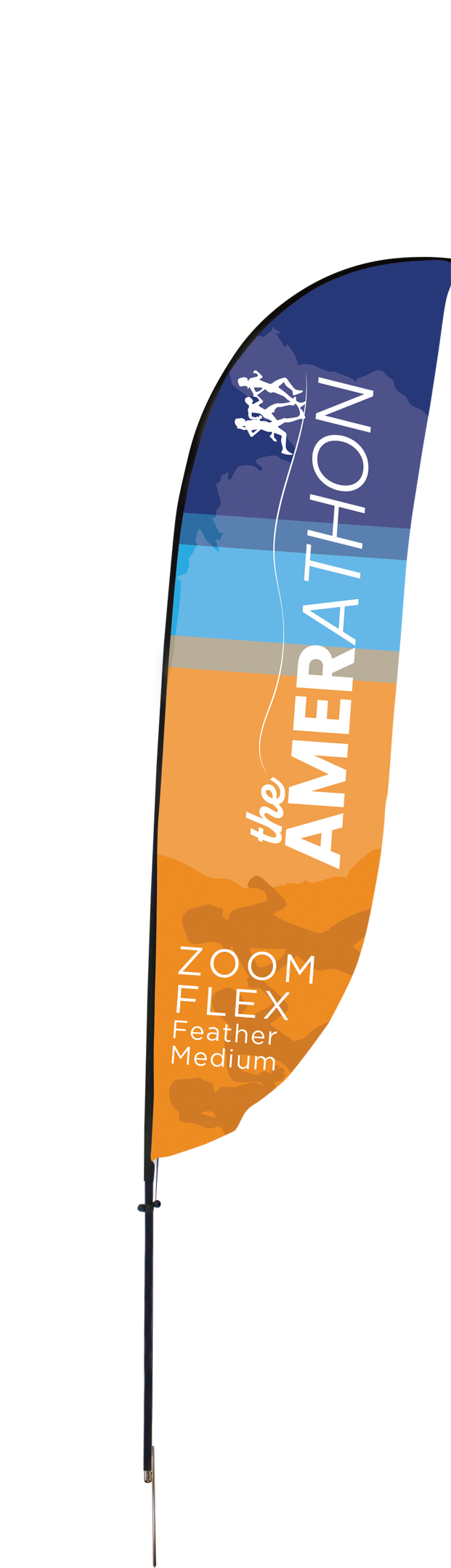 11ft Zoom Flex Medium Flag Feather