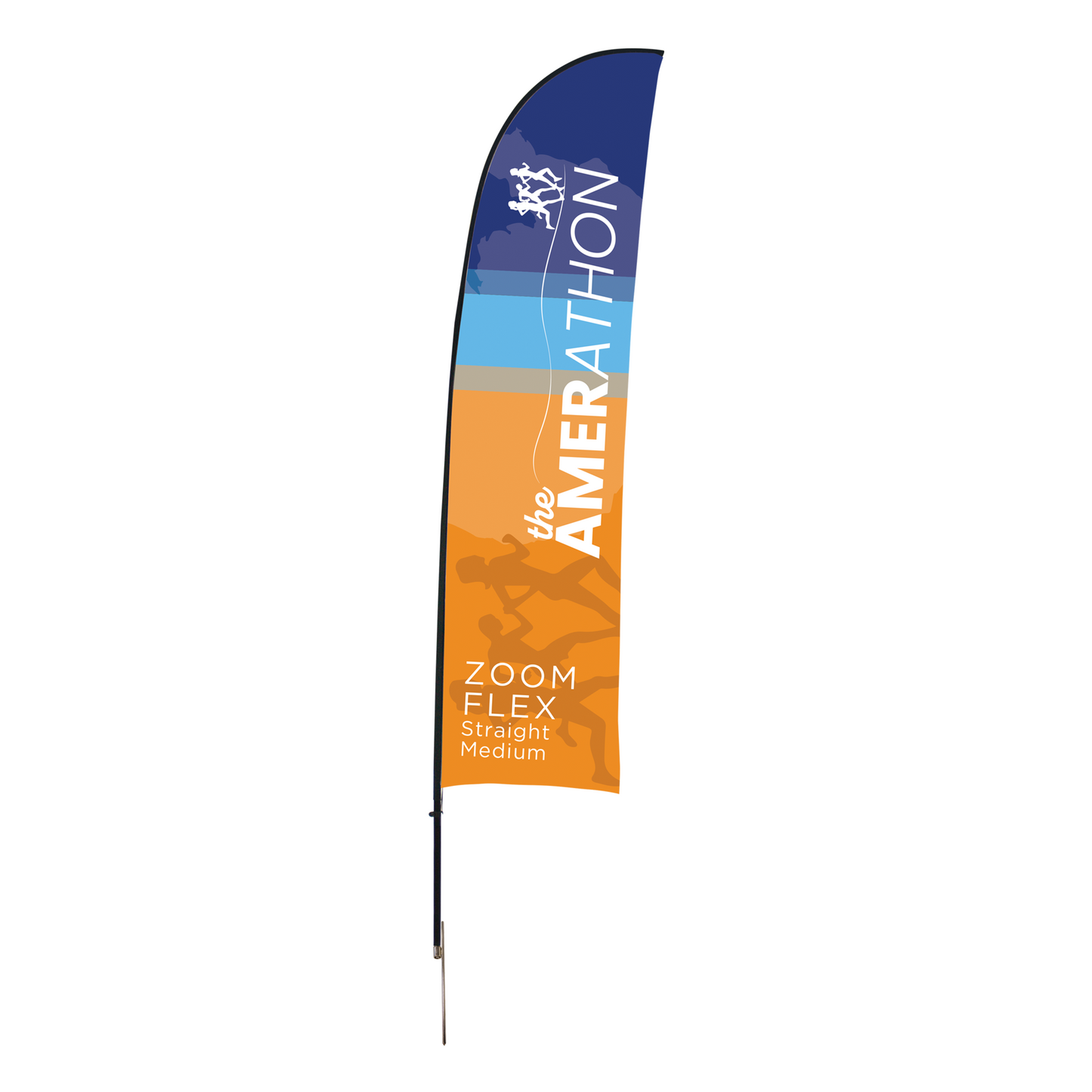 11ft Zoom Flex Medium Flag Straight