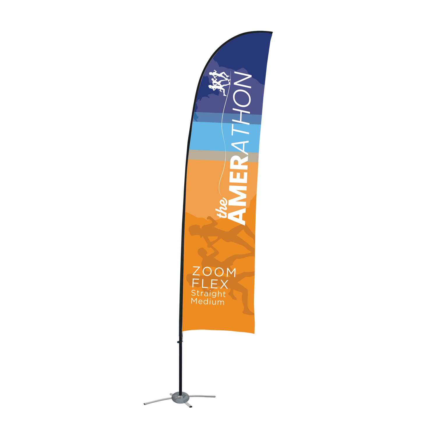 11ft Zoom Flex Medium Flag Straight