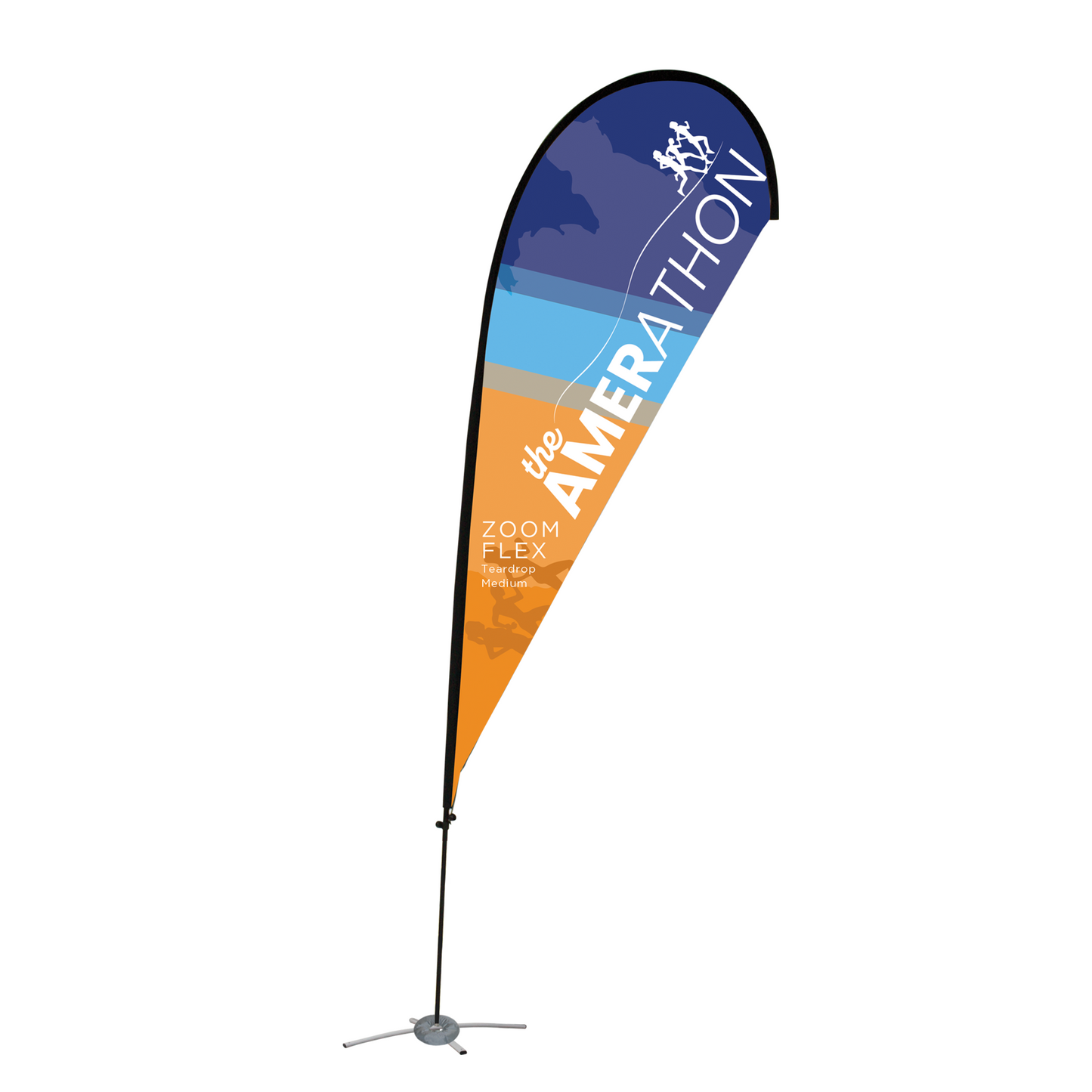 11ft Zoom Flex Medium Flag Teardrop