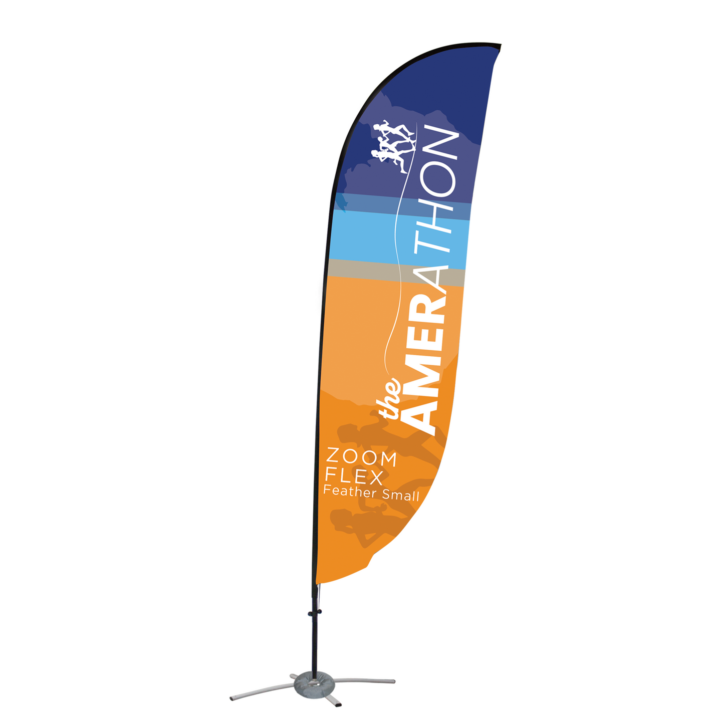 9ft Zoom Flex Small Flag Feather
