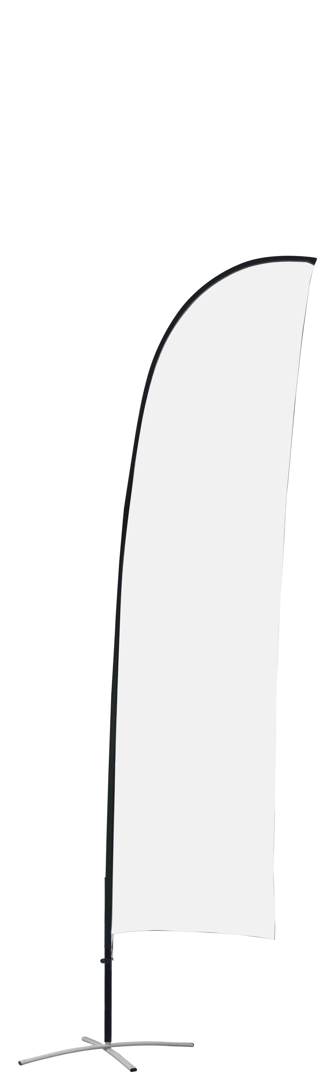 9ft Zoom Flex Small Flag Straight