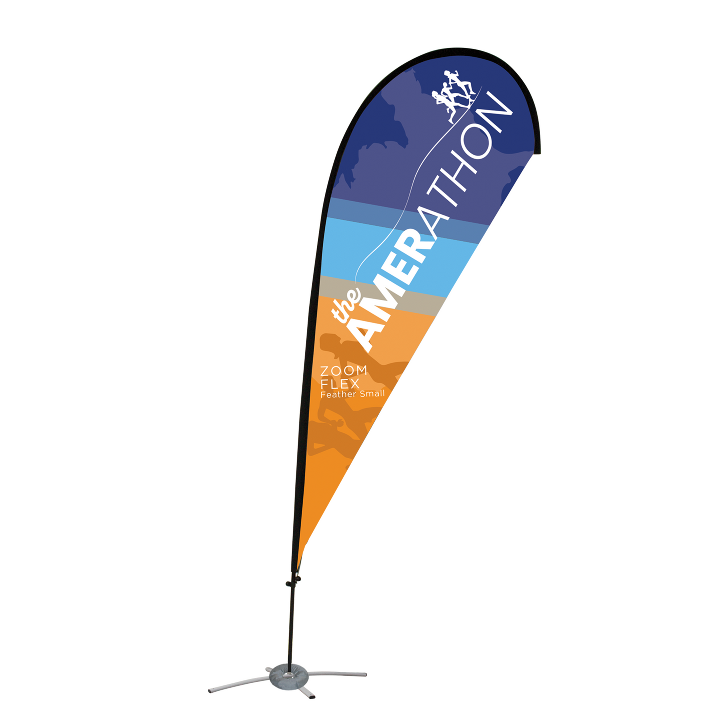9ft Zoom Flex Small Flag Teardrop