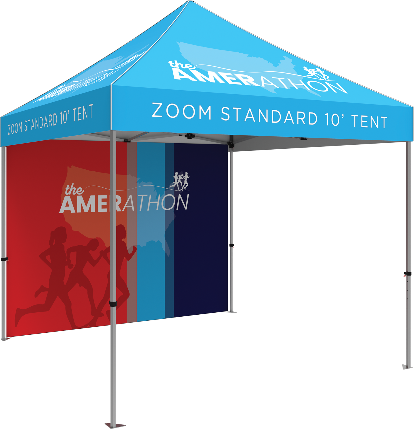 10ft x 10ft Zoom Economy and Standard Popup Tent Full Wall Only