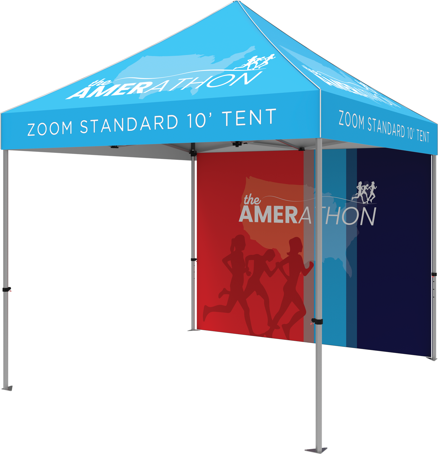 10ft x 10ft Zoom Economy and Standard Popup Tent Full Wall Only