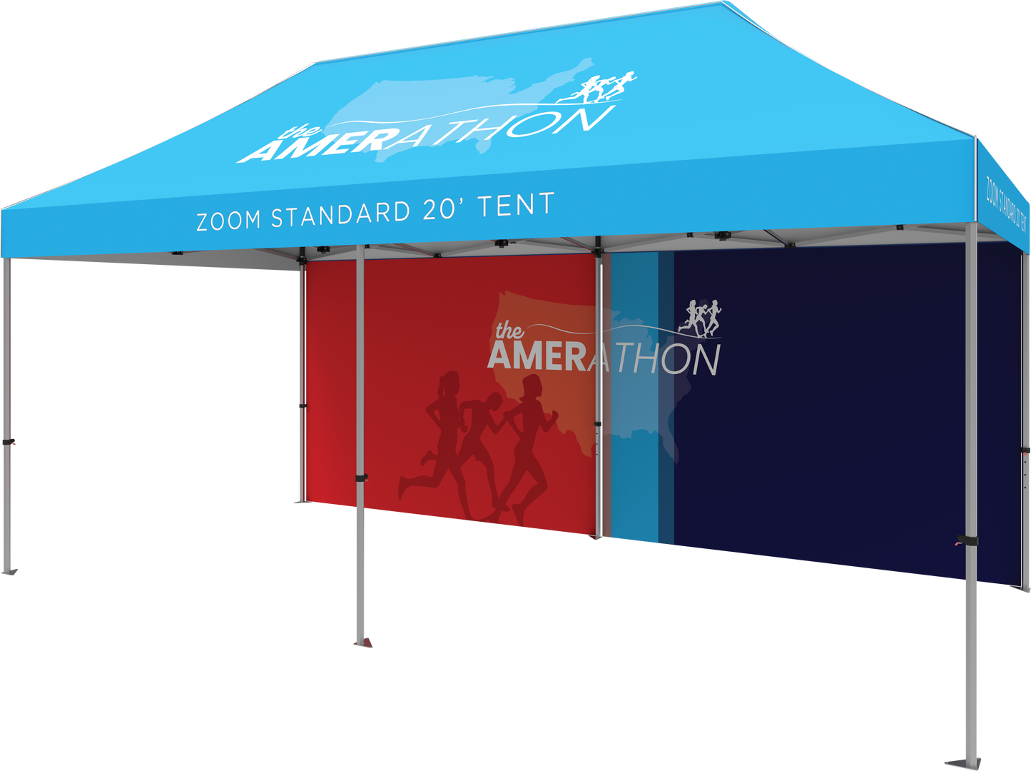 20ft x 10ft Zoom Standard Popup Tent Full Wall Only