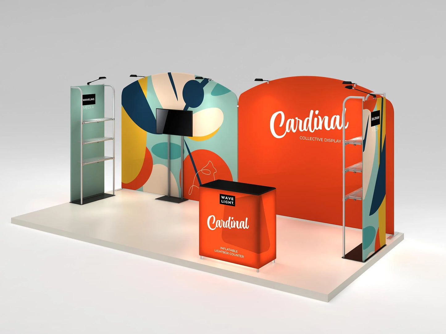 10ft x 20ft Cardinal Inline Display
