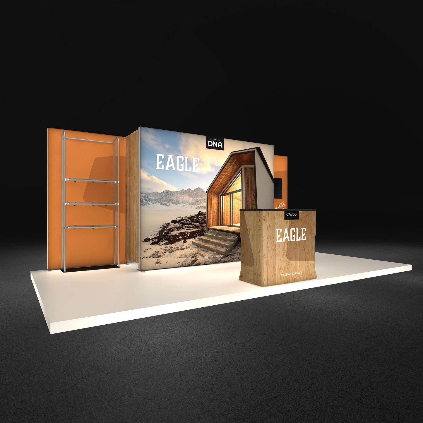 10ft x 20ft Eagle Inline Display