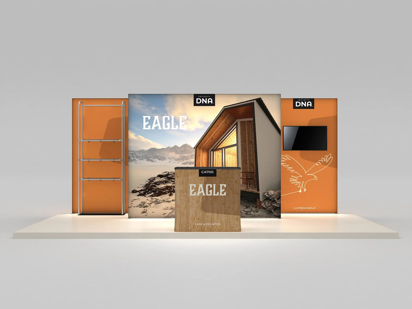 10ft x 20ft Eagle Inline Display