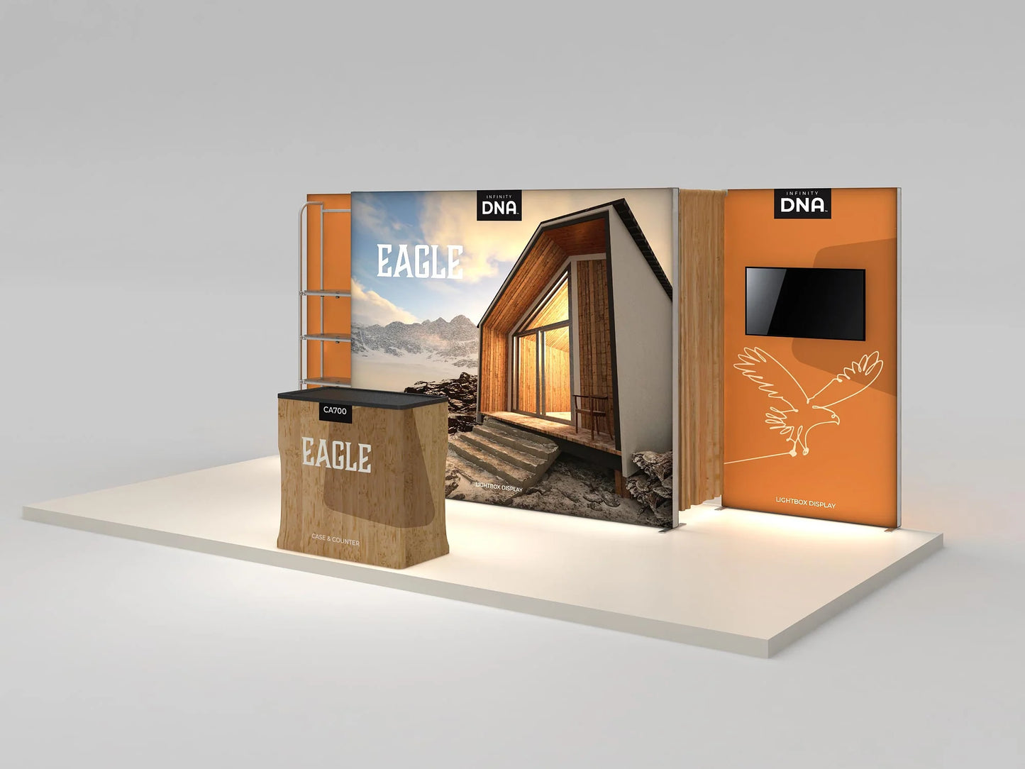 10ft x 20ft Eagle Inline Display