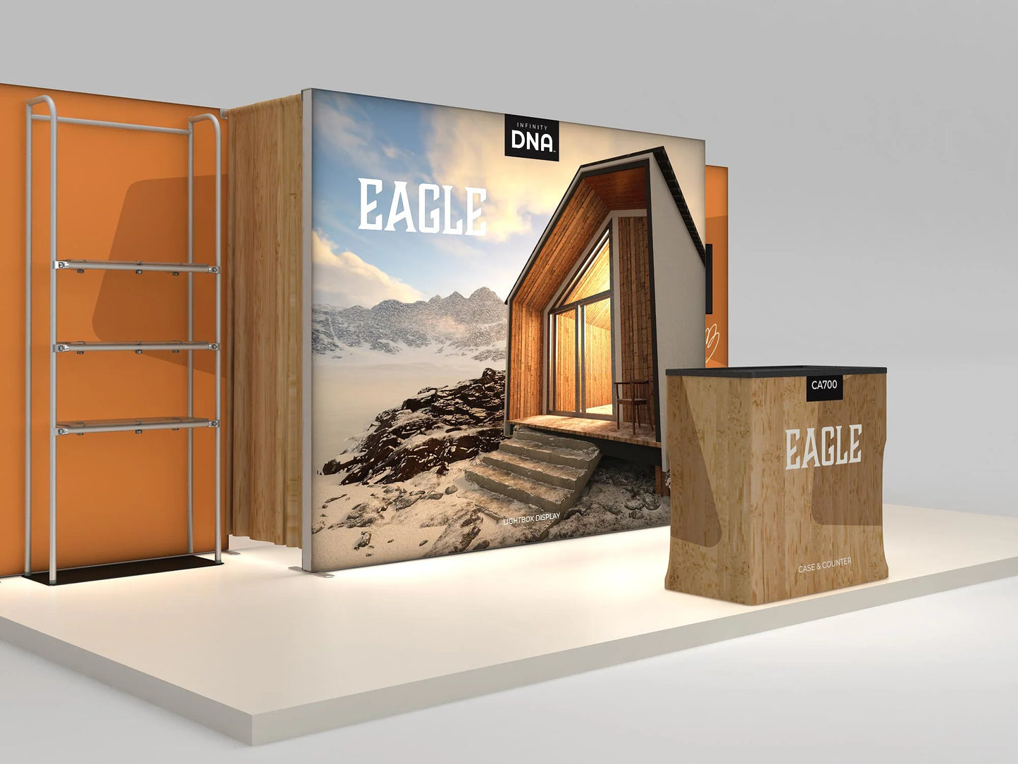10ft x 20ft Eagle Inline Display